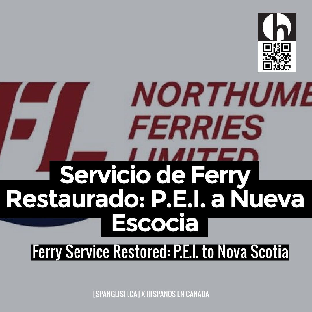 Ferry Service Restored: P.E.I. to Nova Scotia