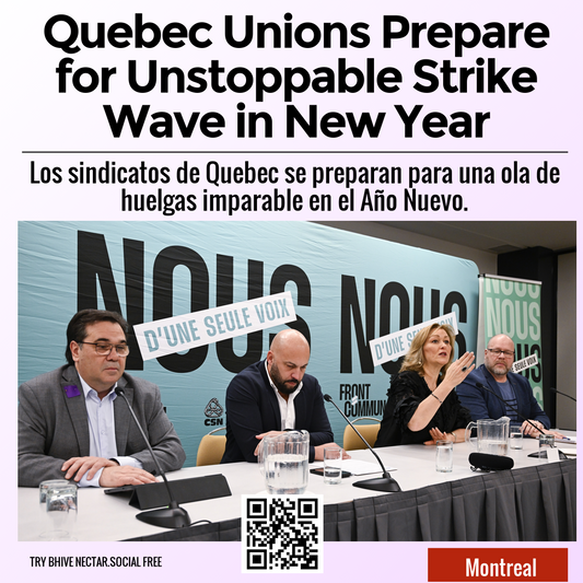 Quebec Unions Prepare for Unstoppable Strike Wave in New Year