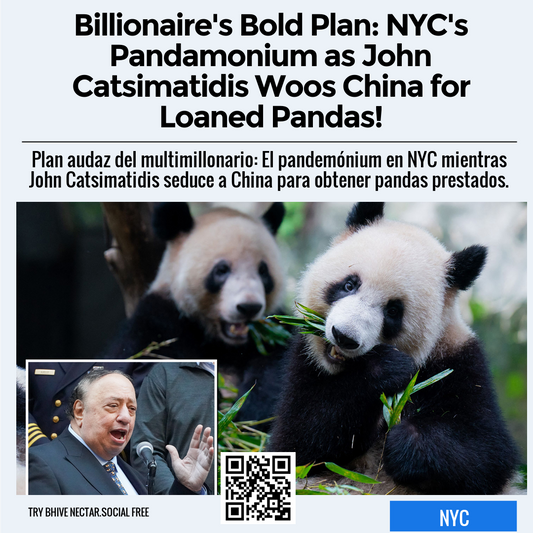 Billionaire's Bold Plan: NYC's Pandamonium as John Catsimatidis Woos China for Loaned Pandas!