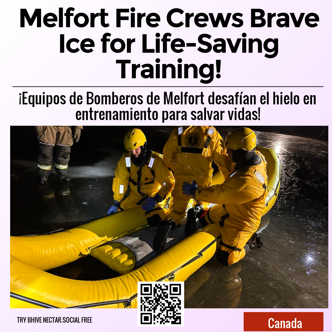 Melfort Fire Crews Brave Ice for Life-Saving Training!