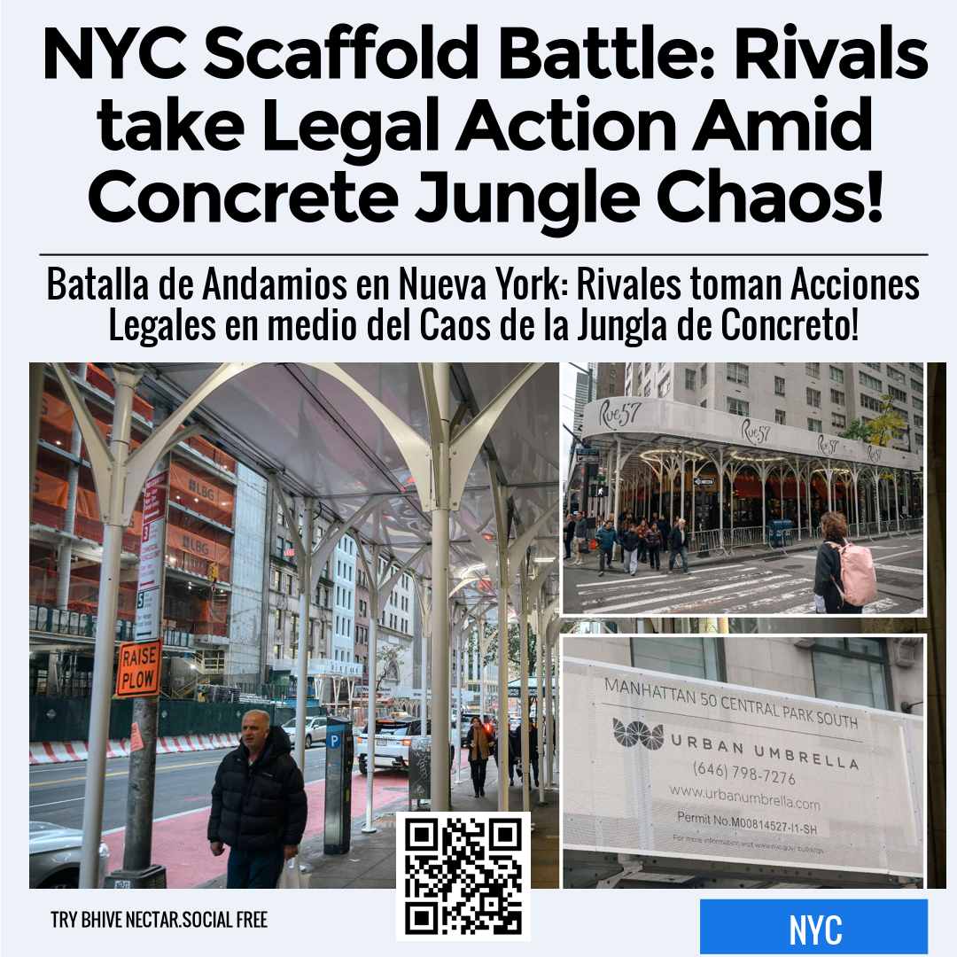 NYC Scaffold Battle: Rivals take Legal Action Amid Concrete Jungle Chaos!