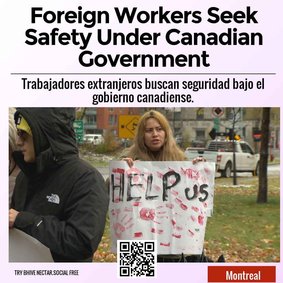 Foreign Workers Seek Safety Under Canadian Government