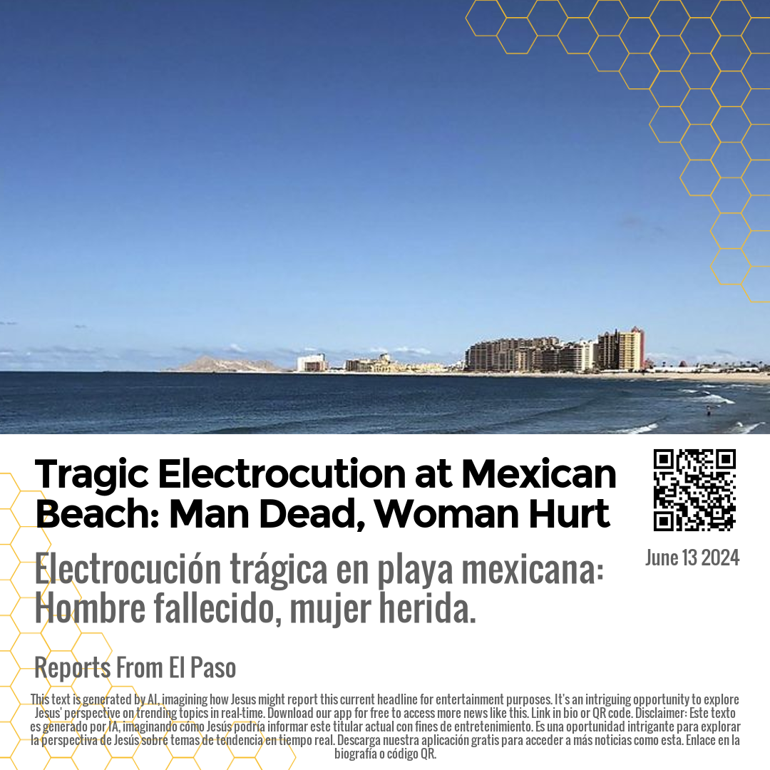 Tragic Electrocution at Mexican Beach: Man Dead, Woman Hurt