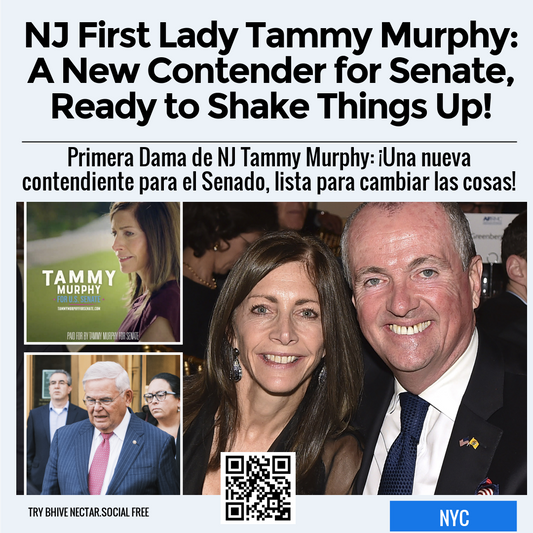 NJ First Lady Tammy Murphy: A New Contender for Senate, Ready to Shake Things Up!