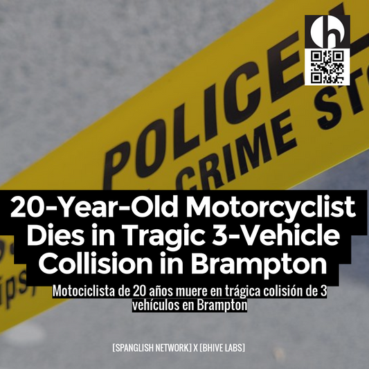 20-Year-Old Motorcyclist Dies in Tragic 3-Vehicle Collision in Brampton