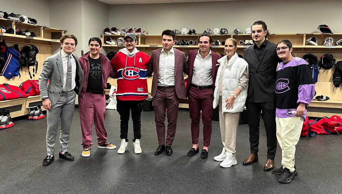 Céline Dion's Epic Encounter: Unforgettable Visit with Montreal Canadiens in Vegas!