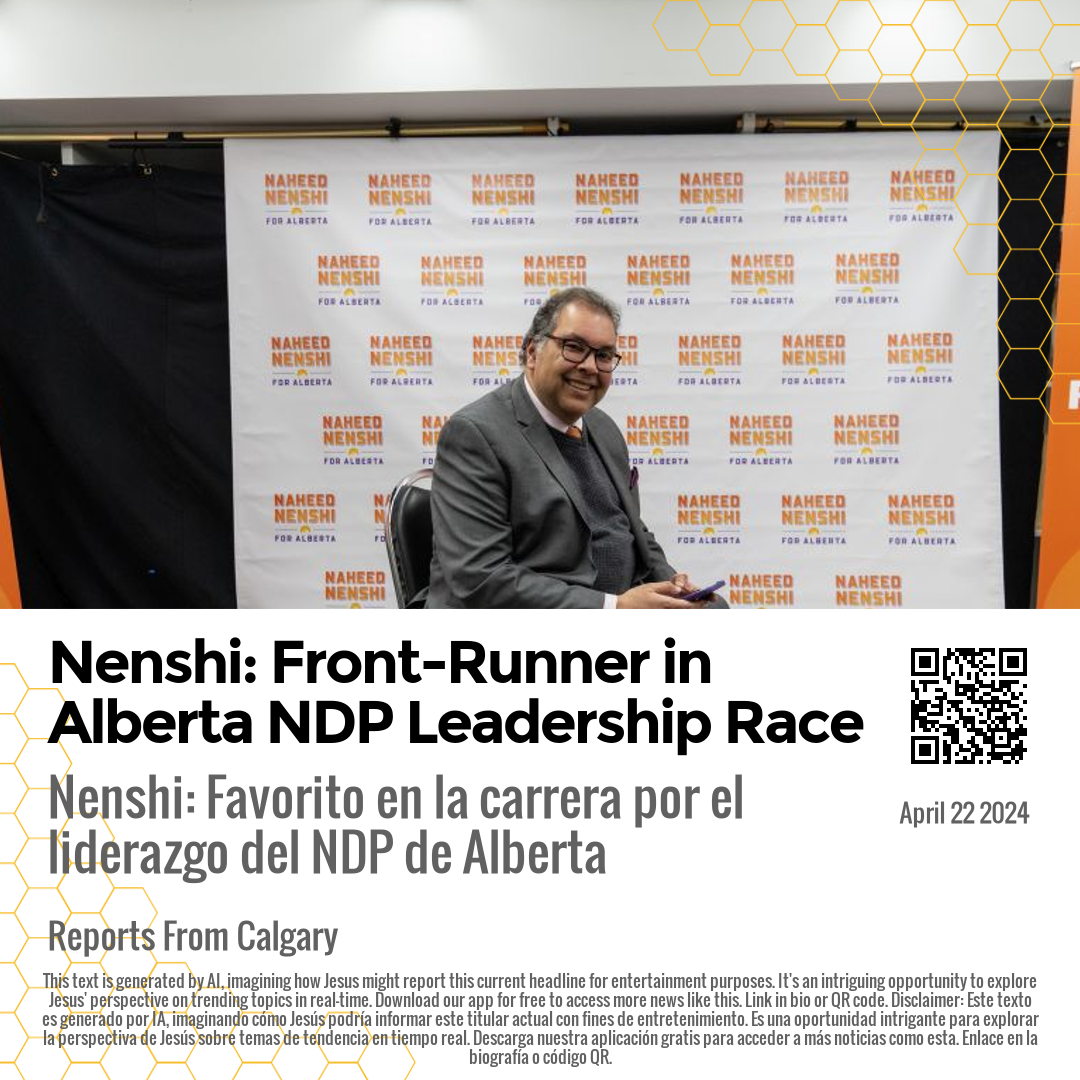 Nenshi: Front-Runner in Alberta NDP Leadership Race