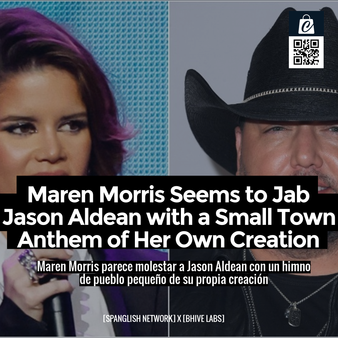 Maren Morris Seems to Jab Jason Aldean with a Small Town Anthem of Her Own Creation