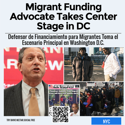 Migrant Funding Advocate Takes Center Stage in DC