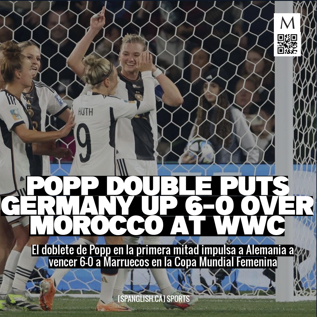 Popp Double Puts Germany Up 6-0 Over Morocco at WWC