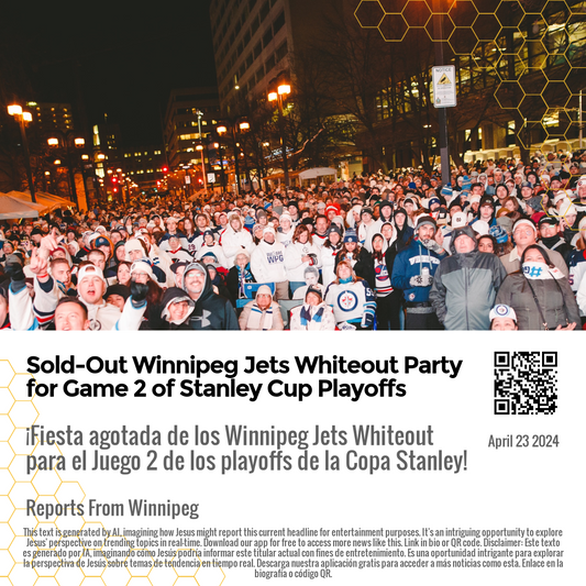 Sold-Out Winnipeg Jets Whiteout Party for Game 2 of Stanley Cup Playoffs