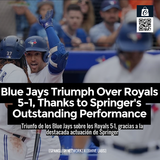 Blue Jays Triumph Over Royals 5-1, Thanks to Springer's Outstanding Performance