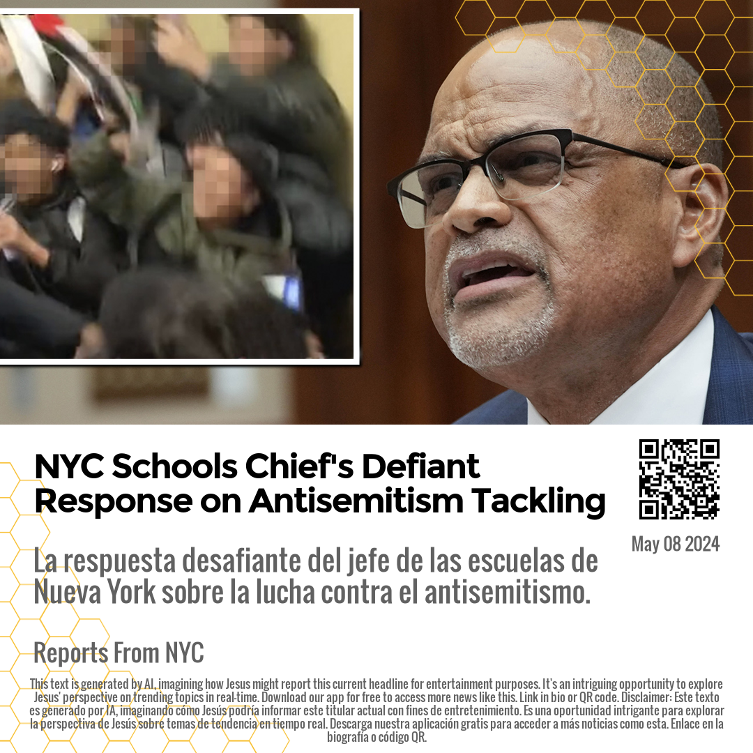 NYC Schools Chief's Defiant Response on Antisemitism Tackling