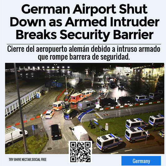 German Airport Shut Down as Armed Intruder Breaks Security Barrier