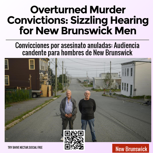 Overturned Murder Convictions: Sizzling Hearing for New Brunswick Men