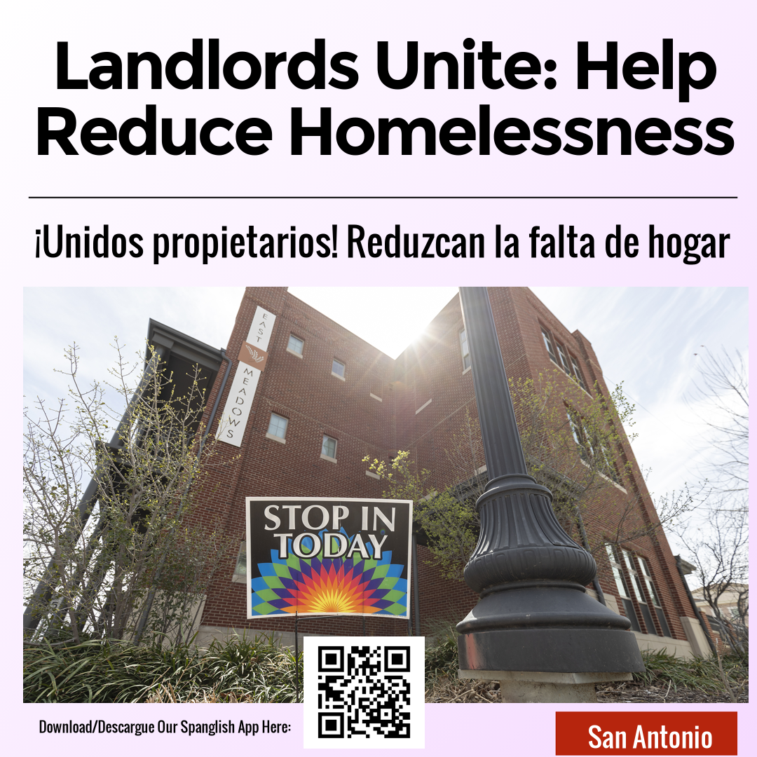 Landlords Unite: Help Reduce Homelessness