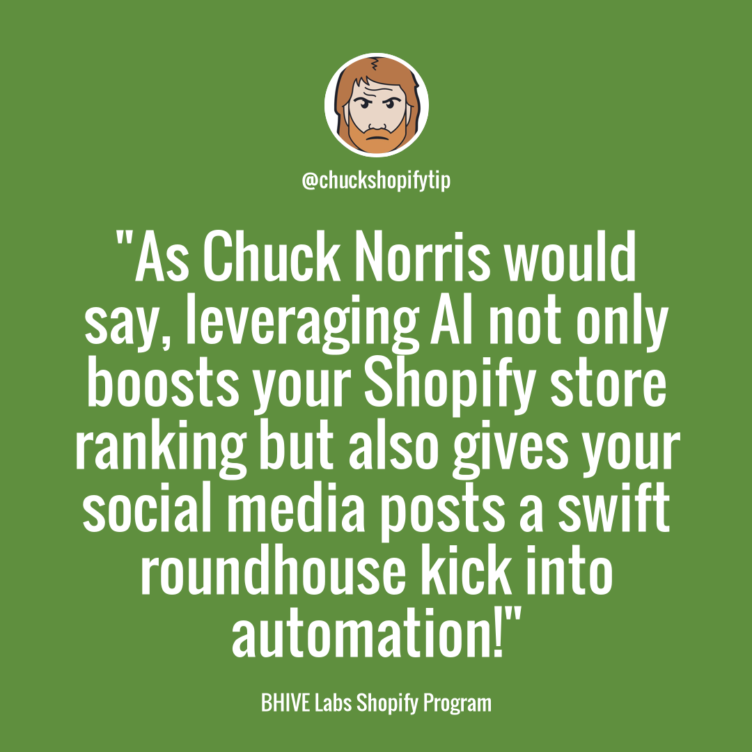 Boost Your Shopify Sales & Simplify Digital Marketing with AI: Chuck Norris-Style Management from BHIVE Labs!