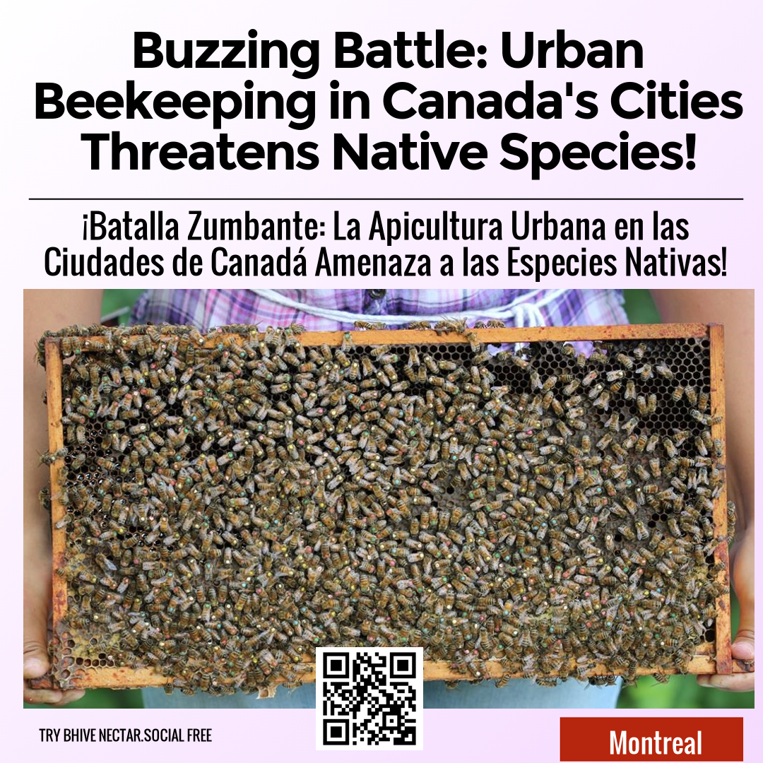 Buzzing Battle: Urban Beekeeping in Canada's Cities Threatens Native Species!