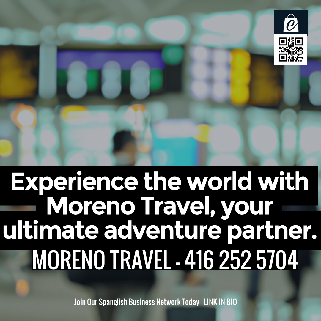 Experience the world with Moreno Travel, your ultimate adventure partner.