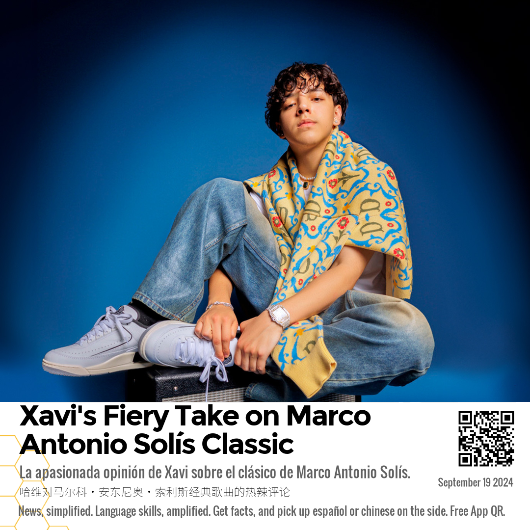 Xavi's Fiery Take on Marco Antonio Solís Classic