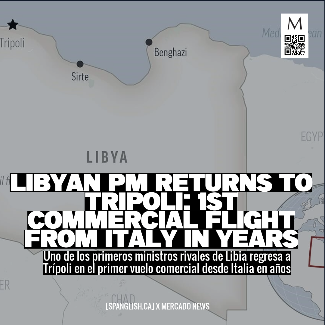 Libyan PM Returns to Tripoli: 1st Commercial Flight from Italy in Years