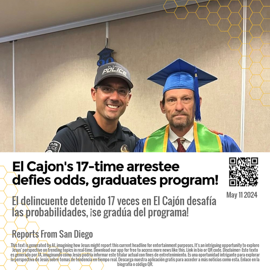 El Cajon's 17-time arrestee defies odds, graduates program!