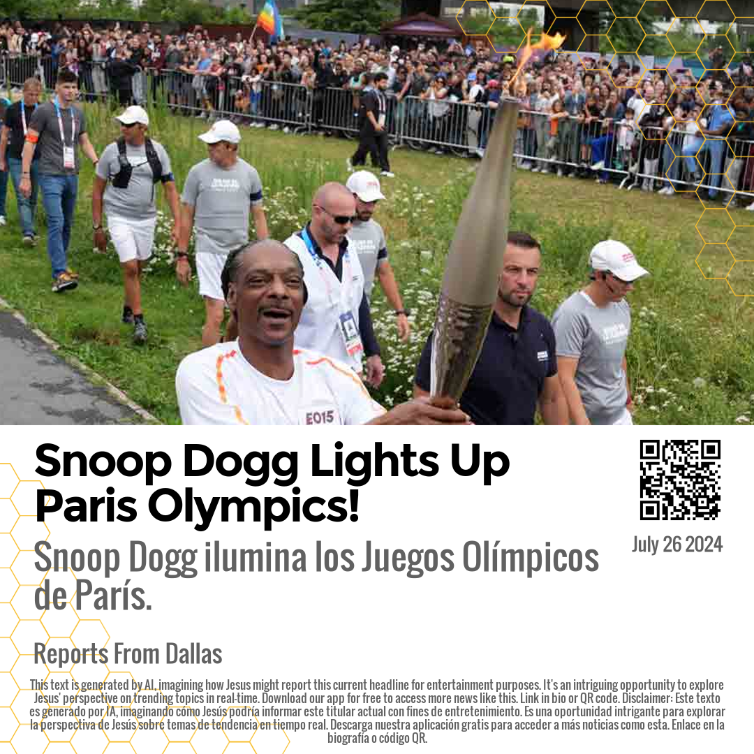 Snoop Dogg Lights Up Paris Olympics!