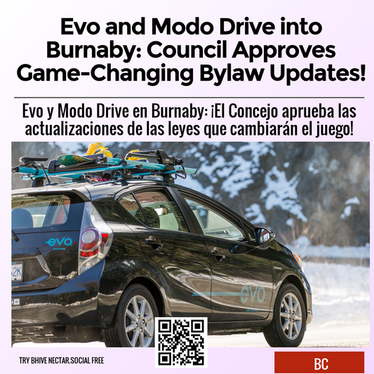 Evo and Modo Drive into Burnaby: Council Approves Game-Changing Bylaw Updates!