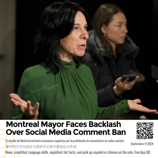 Montreal Mayor Faces Backlash Over Social Media Comment Ban