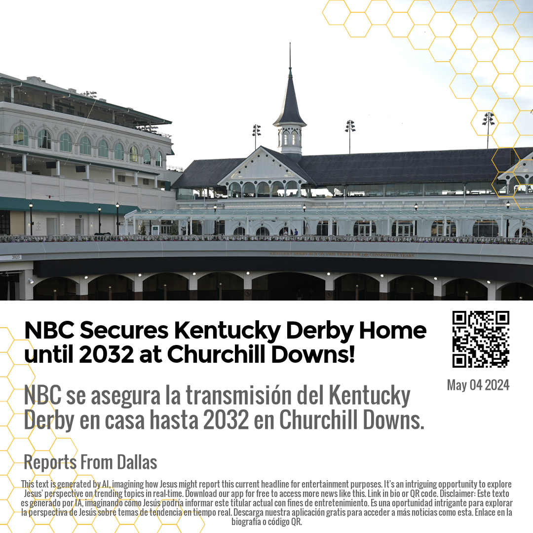 NBC Secures Kentucky Derby Home until 2032 at Churchill Downs!