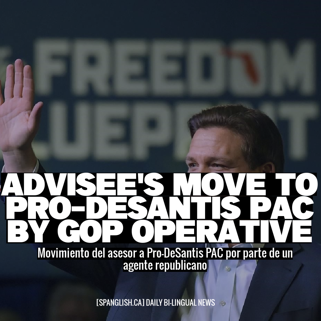 Advisee's Move to Pro-DeSantis PAC by GOP Operative