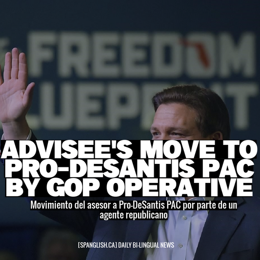 Advisee's Move to Pro-DeSantis PAC by GOP Operative