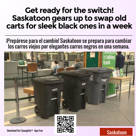 Get ready for the switch! Saskatoon gears up to swap old carts for sleek black ones in a week