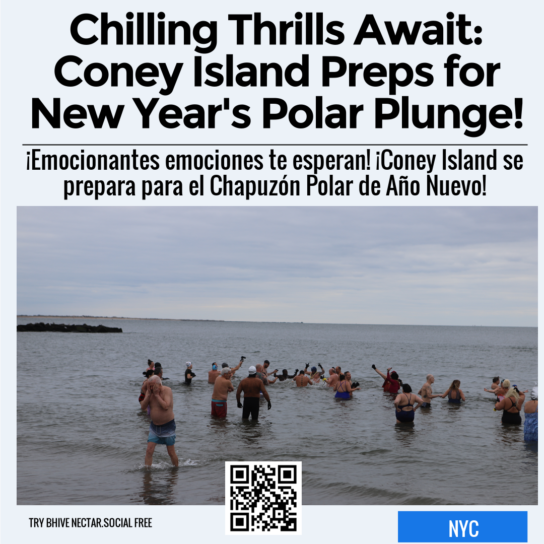 Chilling Thrills Await: Coney Island Preps for New Year's Polar Plunge!