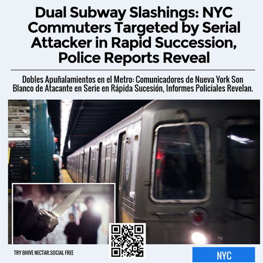 Dual Subway Slashings: NYC Commuters Targeted by Serial Attacker in Rapid Succession, Police Reports Reveal