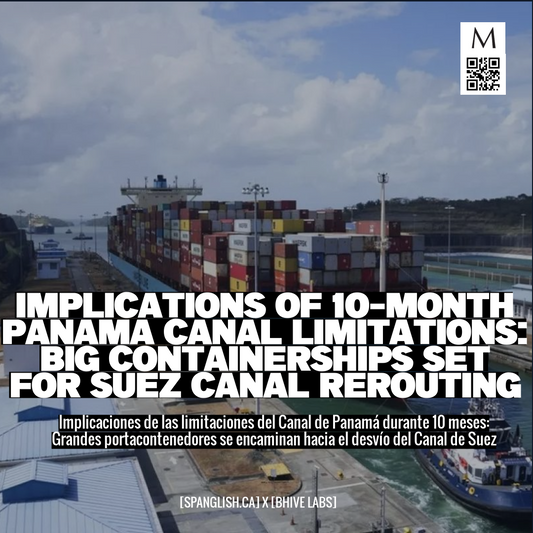 Implications of 10-Month Panama Canal Limitations: Big Containerships Set for Suez Canal Rerouting