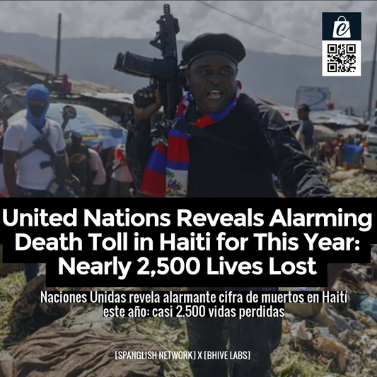 United Nations Reveals Alarming Death Toll in Haiti for This Year: Nearly 2,500 Lives Lost