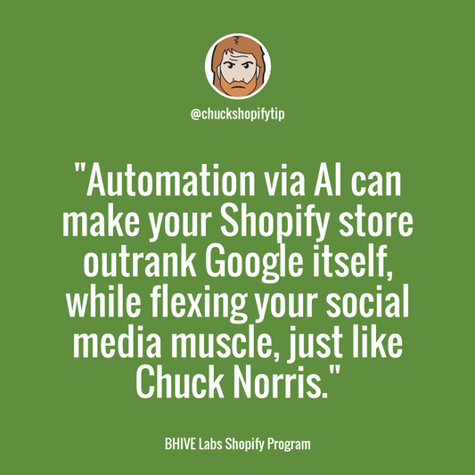 Transform Your Shopify Store with AI-Powered Automation - Outrank Google, Dominate Social Media & Increase Profits with BHIVE Labs