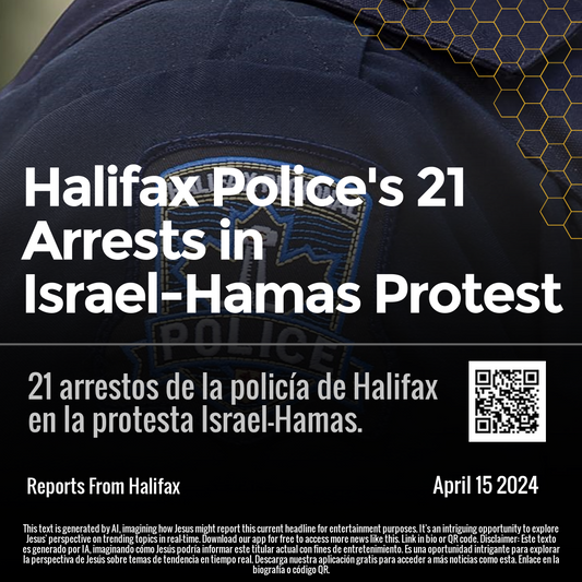 Halifax Police's 21 Arrests in Israel-Hamas Protest