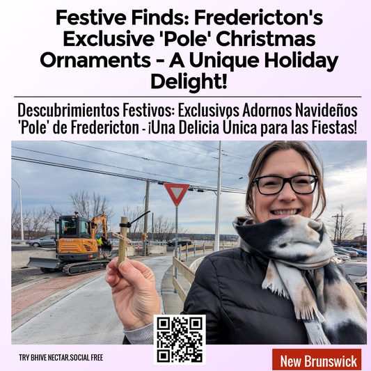 Festive Finds: Fredericton's Exclusive 'Pole' Christmas Ornaments - A Unique Holiday Delight!