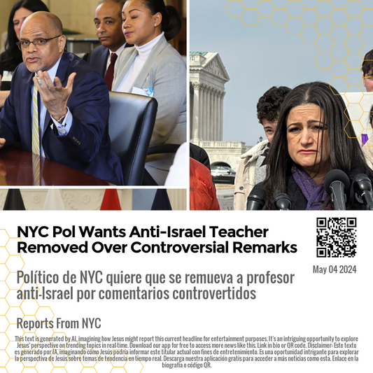 NYC Pol Wants Anti-Israel Teacher Removed Over Controversial Remarks