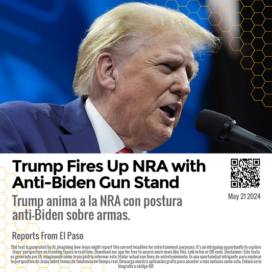 Trump Fires Up NRA with Anti-Biden Gun Stand