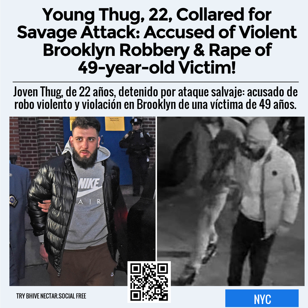 Young Thug, 22, Collared for Savage Attack: Accused of Violent Brooklyn Robbery & Rape of 49-year-old Victim!