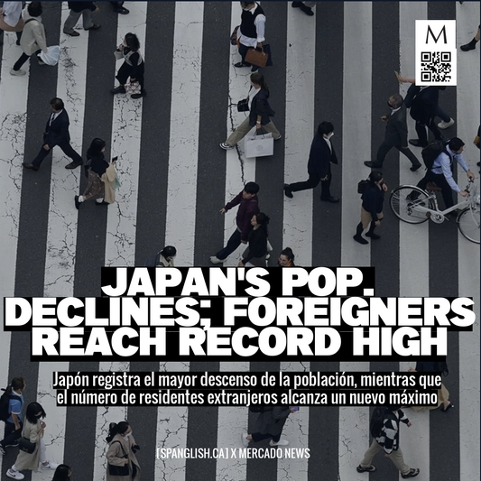 Japan's Pop. Declines; Foreigners Reach Record High