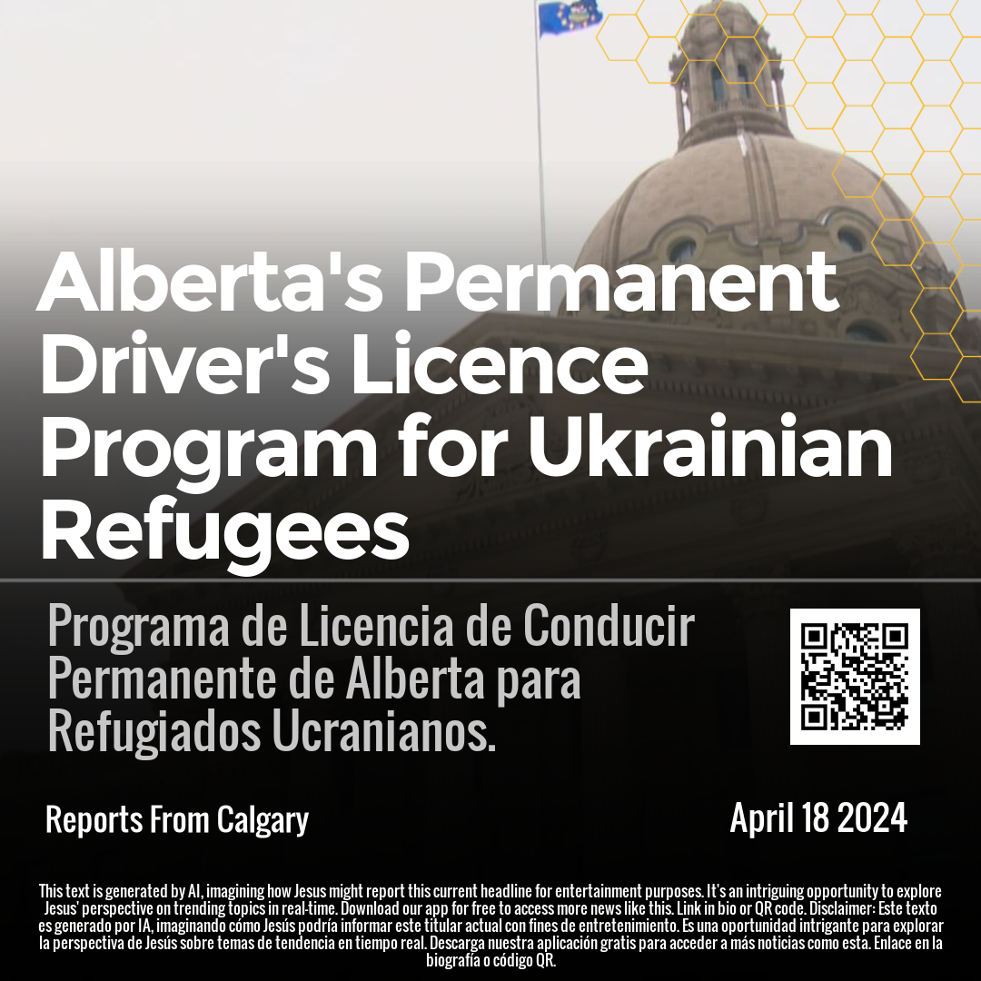 Alberta's Permanent Driver's Licence Program for Ukrainian Refugees