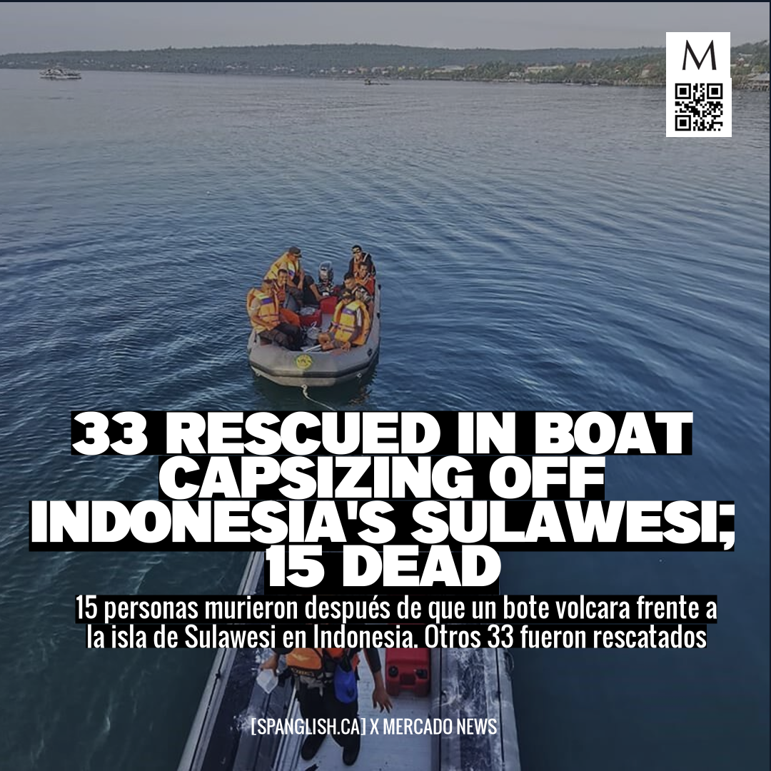 33 Rescued in Boat Capsizing off Indonesia's Sulawesi; 15 Dead