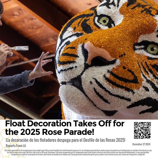 Float Decoration Takes Off for the 2025 Rose Parade!