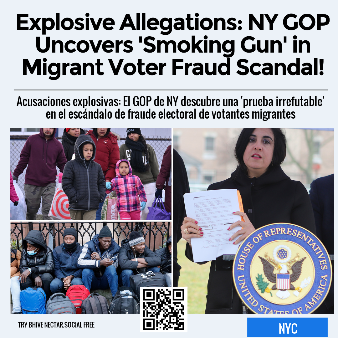 Explosive Allegations: NY GOP Uncovers 'Smoking Gun' in Migrant Voter Fraud Scandal!