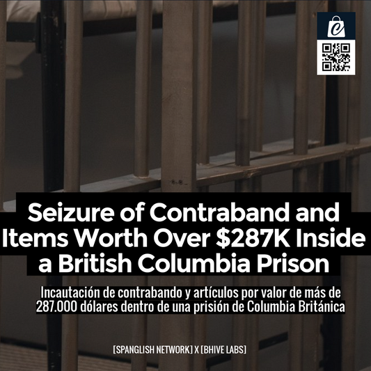 Seizure of Contraband and Items Worth Over $287K Inside a British Columbia Prison