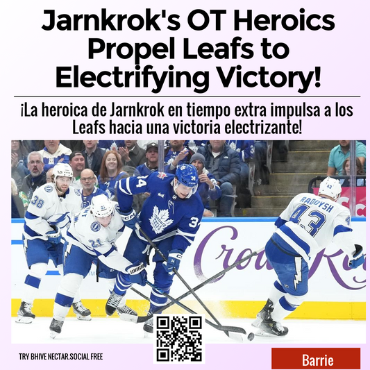 Jarnkrok's OT Heroics Propel Leafs to Electrifying Victory!